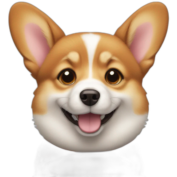 corgie dog bunny emoji