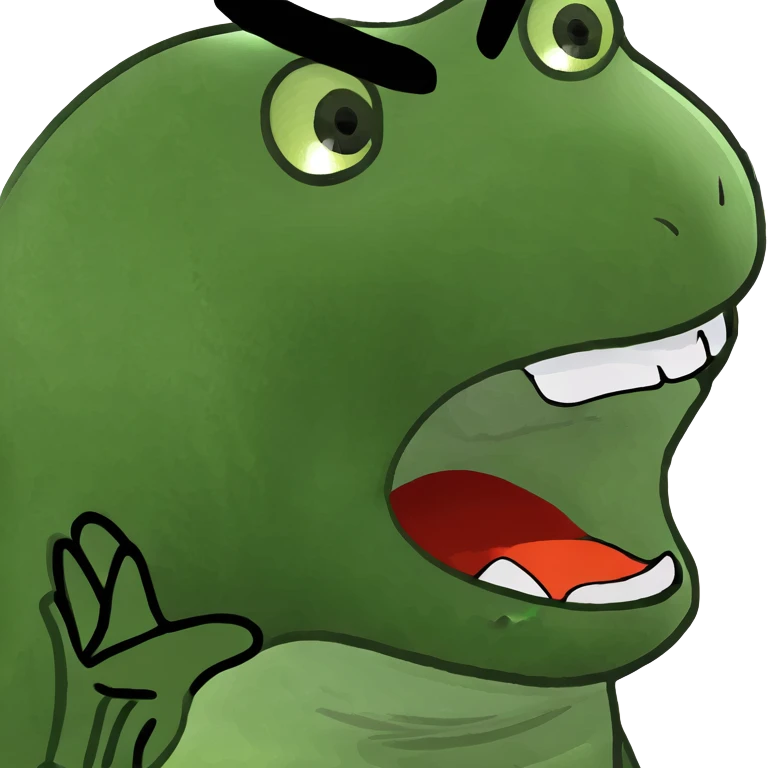 Girl with her hands on neck and screaming emoji