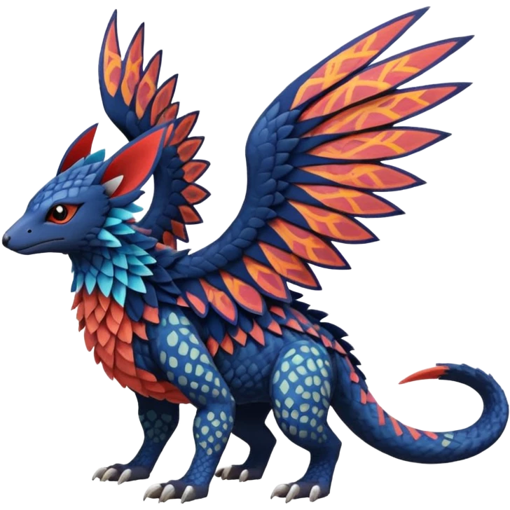  exotic Fakémon-Pokémon-Trico-Nargacuga-Vernid-creature emoji