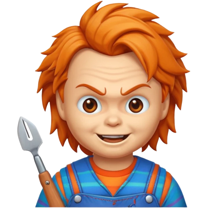 Un emojin de chuky emoji