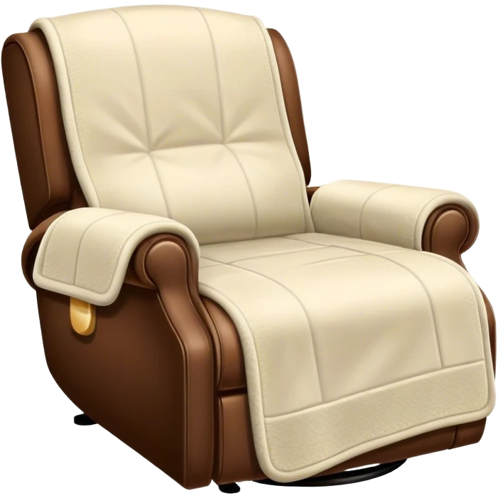 blanket on recliner chair emoji
