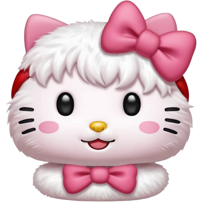 Hello kitty cartoon emoji
