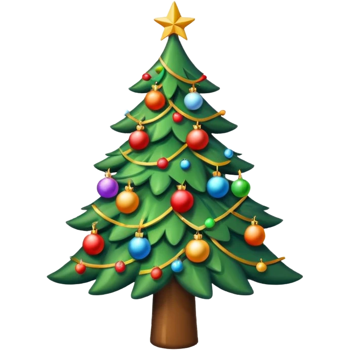 크리스마스 tree emoji