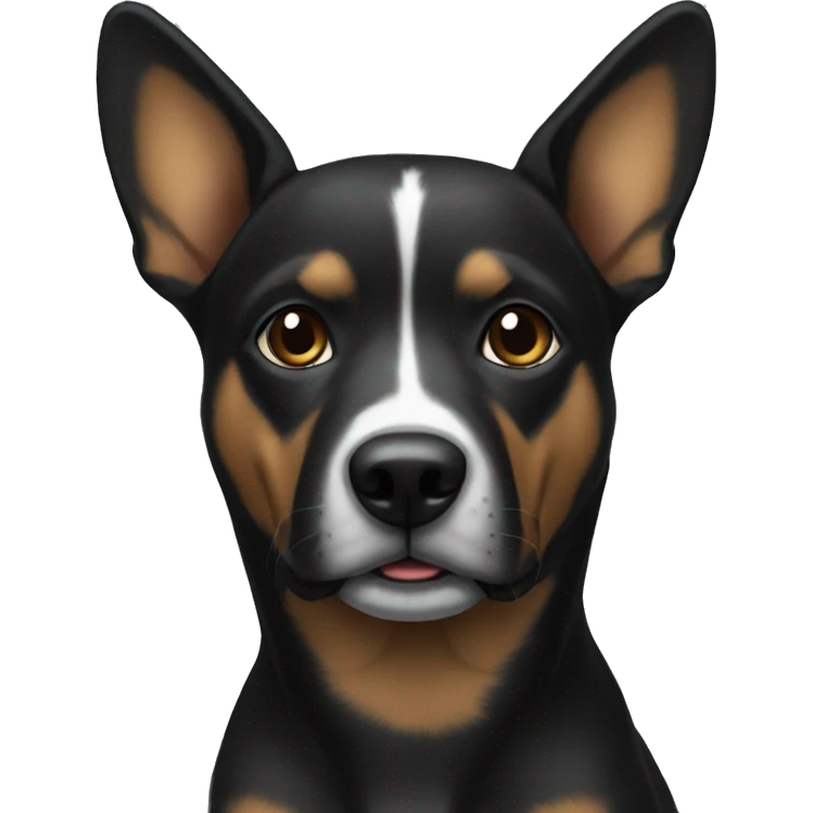 Perro negro emoji