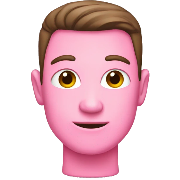 Pink coffee mug emoji