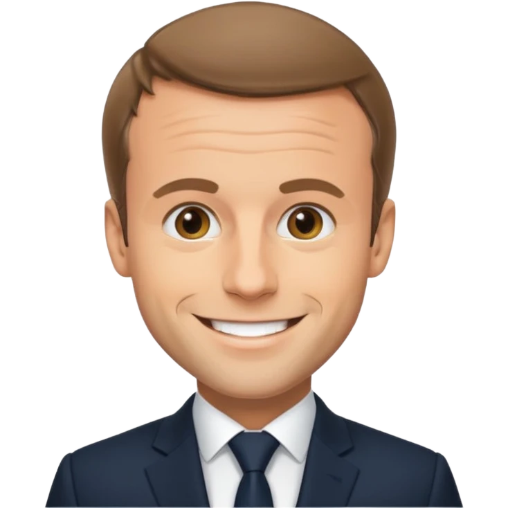 Tu peux me crée un emoji Macron emoji