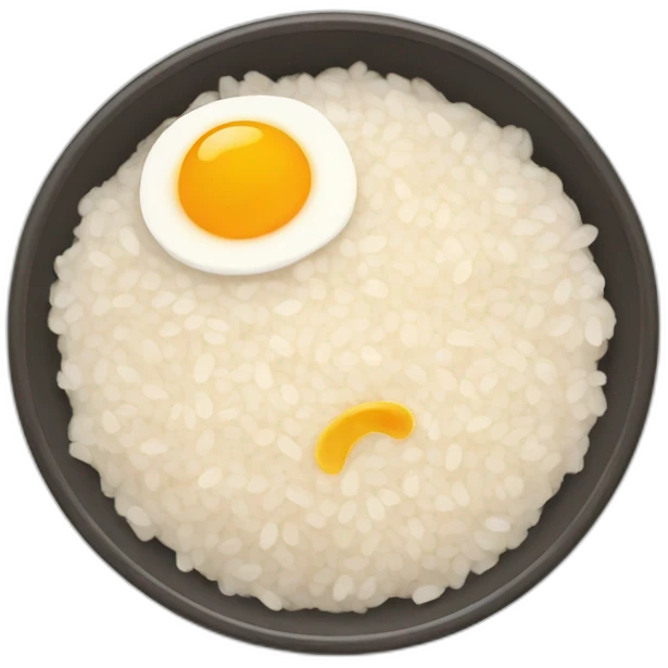 rice porridge emoji