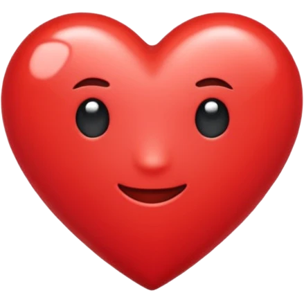 Crie um coração no formato de coração  emoji