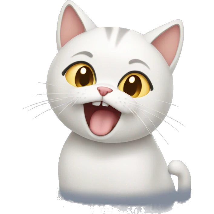 A cat crying emoji
