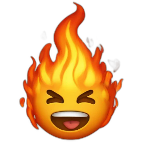Coeur en feu emoji