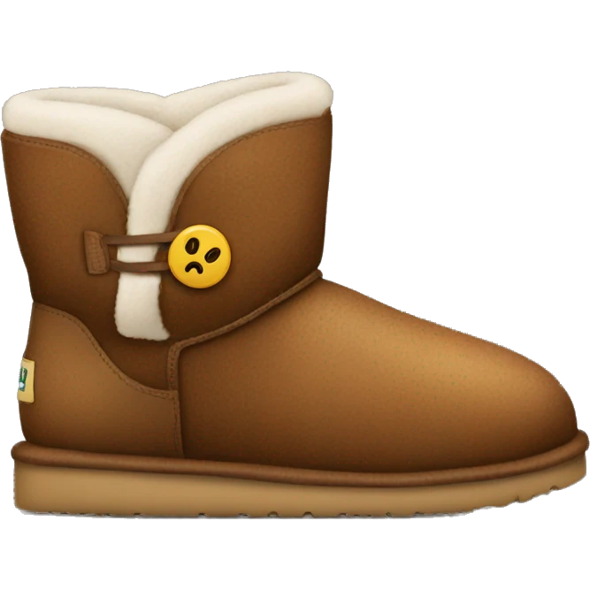 cozy brown uggs emoji