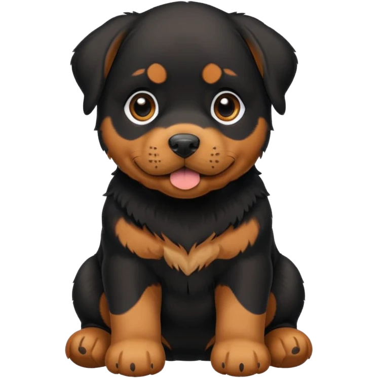 Rotwiller puppy emoji