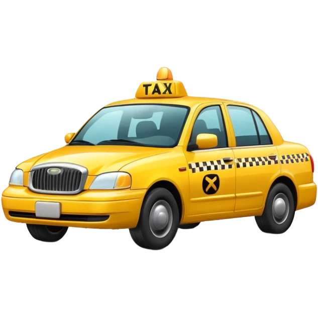 taxi cab emoji