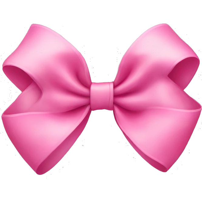 pink bow emoji