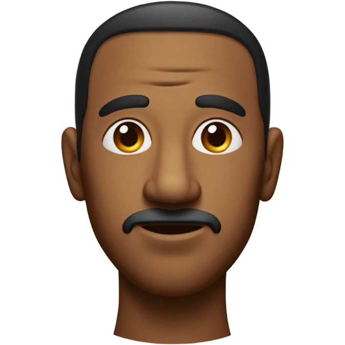 man with pinocchicos nose and sweat emoji