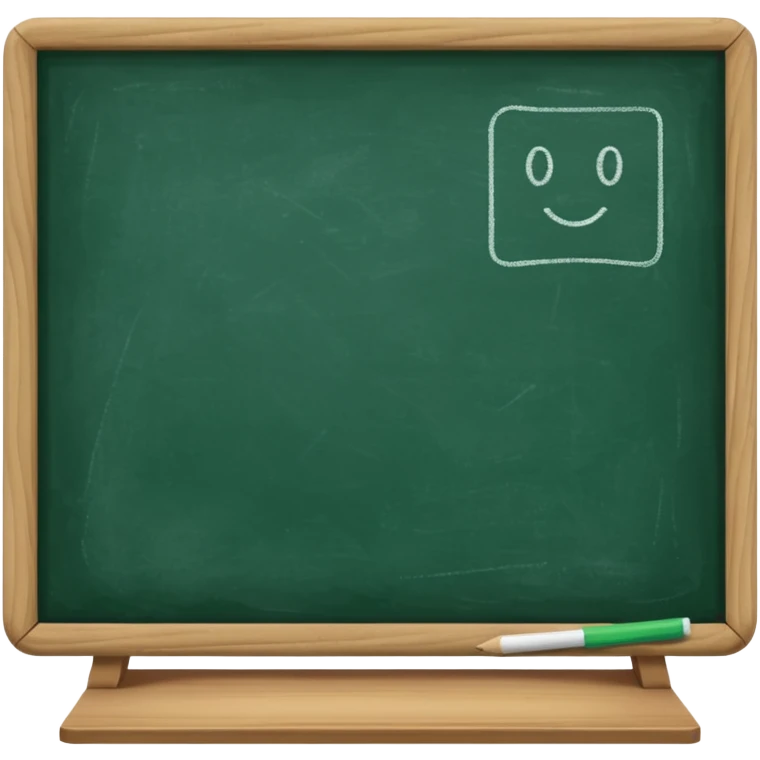 School Chalkboard emoji