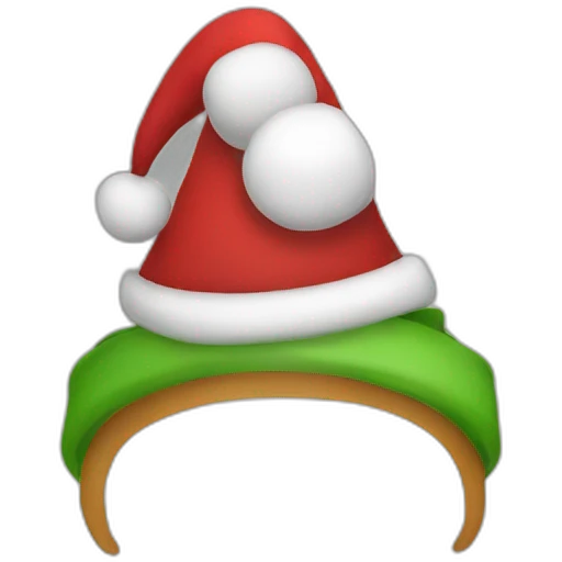 christmas hat emoji