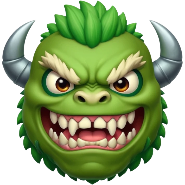 A monster that is very buff that it coould destroy emoji