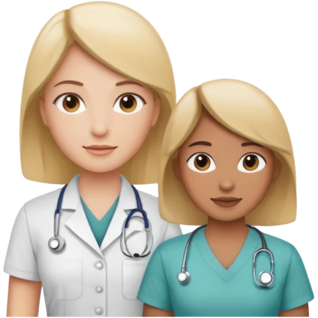 Occupational therapist assistant and physiotherapist assistant  emoji