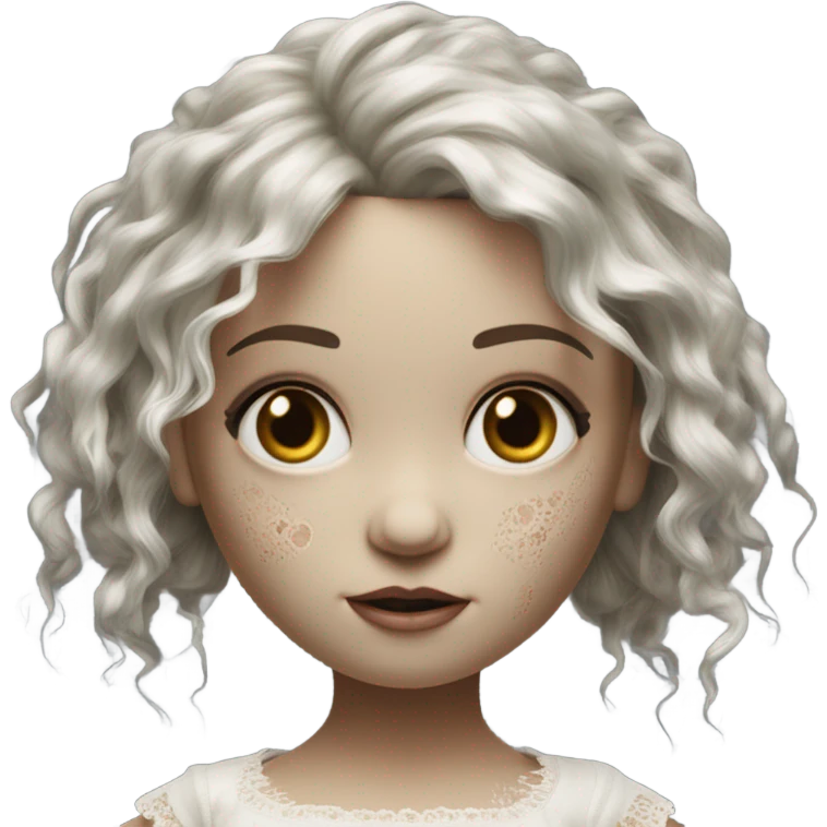 scary doll emoji