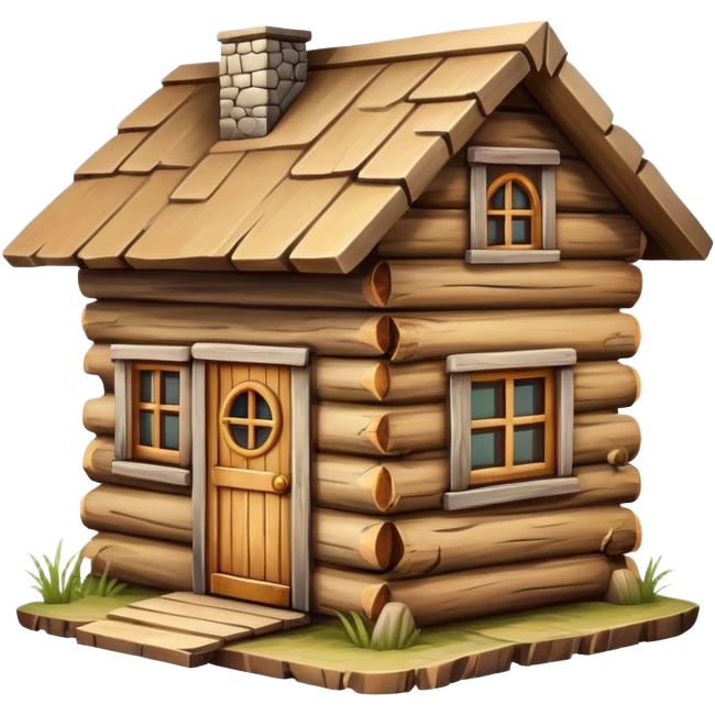 small log house emoji