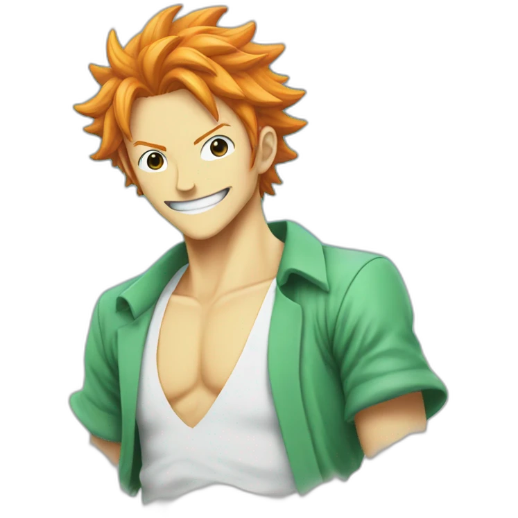 Nami One piece shirt emoji