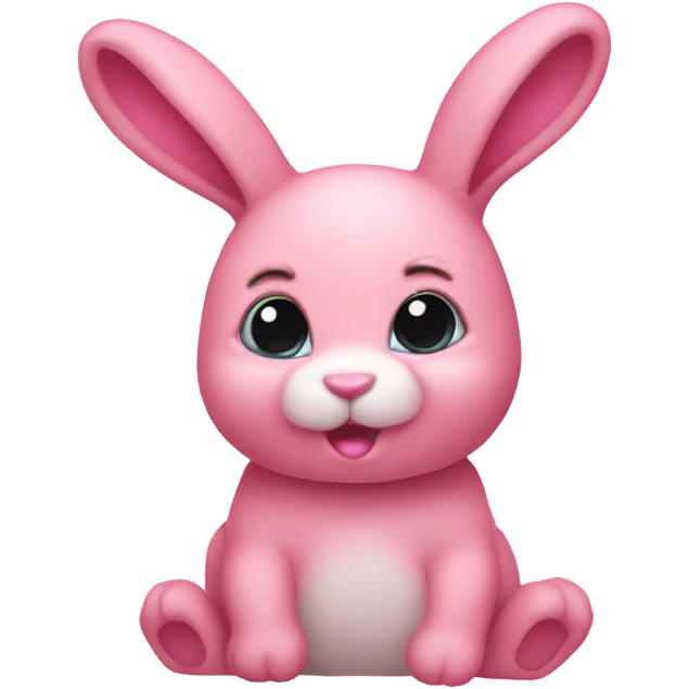 pink bunny emoji