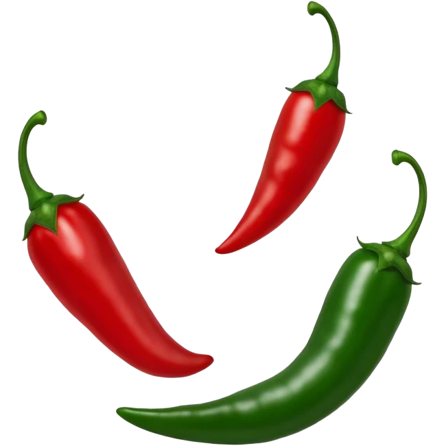 Yin and yang with chili peppers emoji