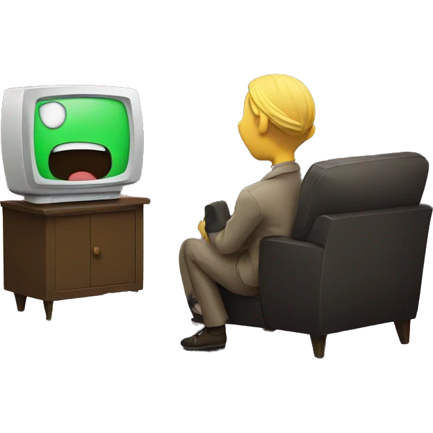 watching tv emoji