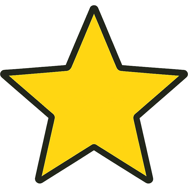 A simple star emoji
