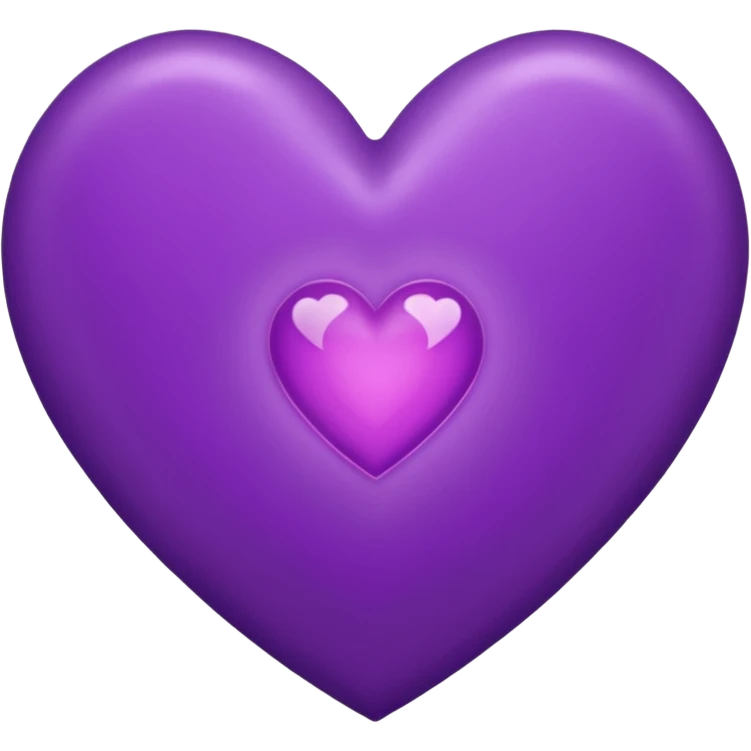 A purple heart with a "J" in it emoji