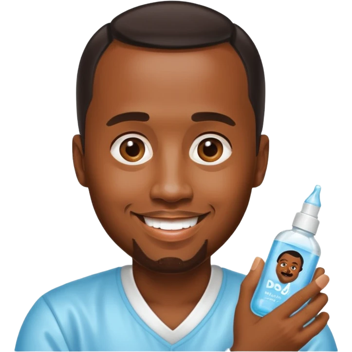 P-Diddy with baby oil emoji