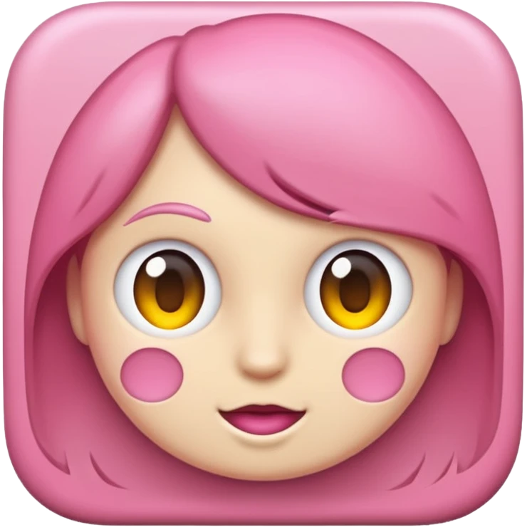 Pink emoji