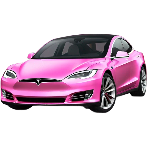 Pink Tesla  emoji