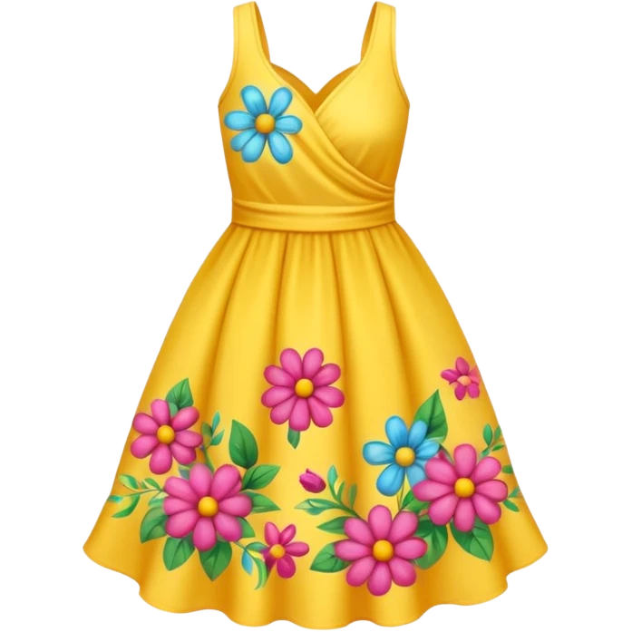 summer-themed emoji of a summer dress emoji