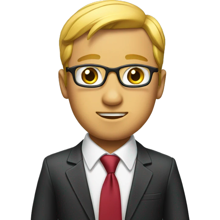 executive in shirt tie emoji