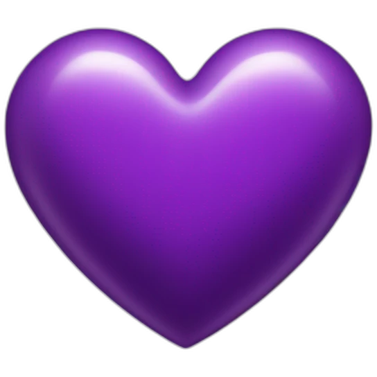 purple heart emoji