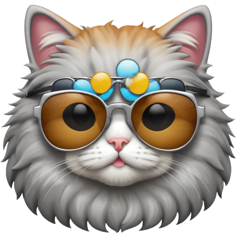 Cat wearing sunglasses emoji