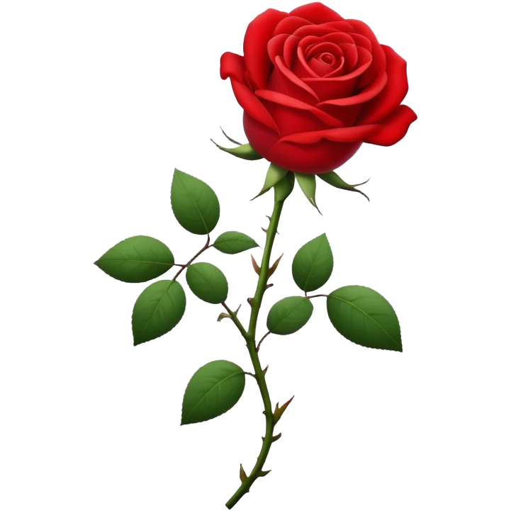 Rose falling  emoji