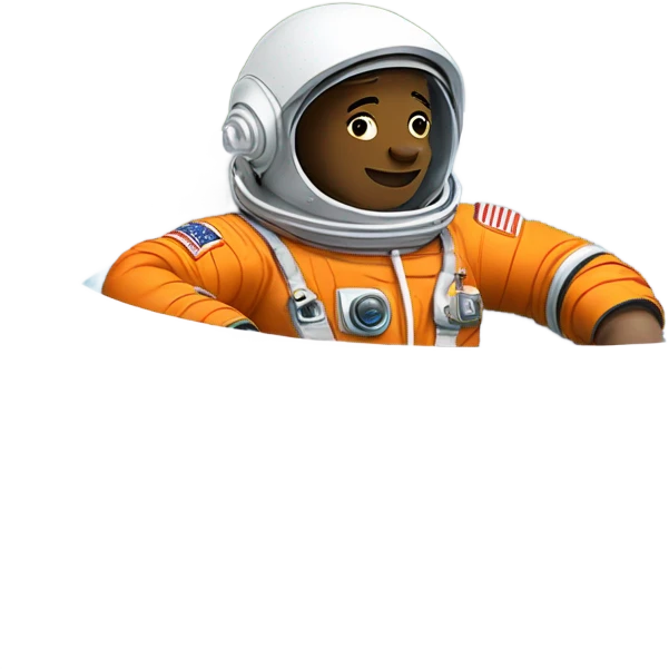 astronaut in hot tub emoji
