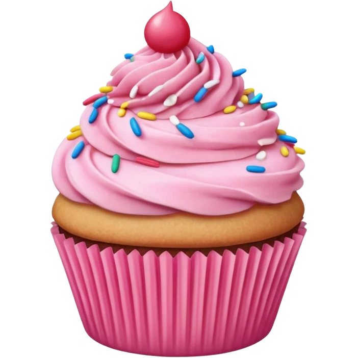 cupcake rosa emoji
