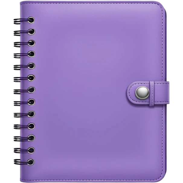 Lavender planner emoji