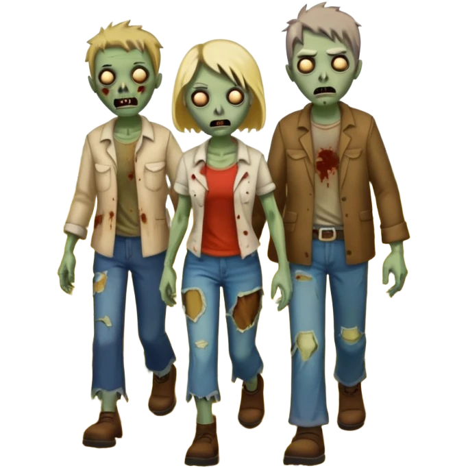 zombies on a farm emoji