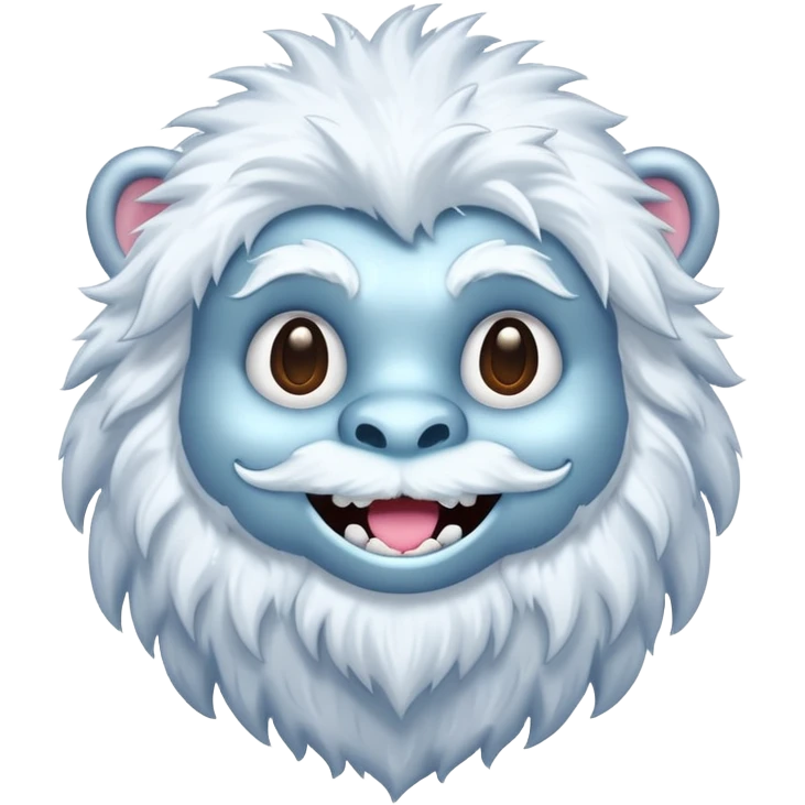 glitter yeti emoji