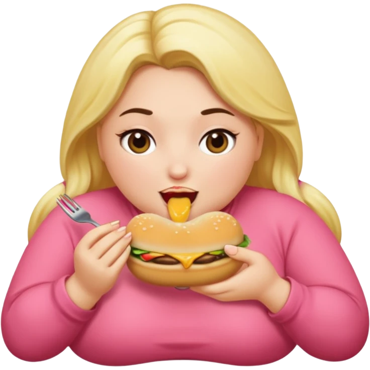 Eating a pawg emoji