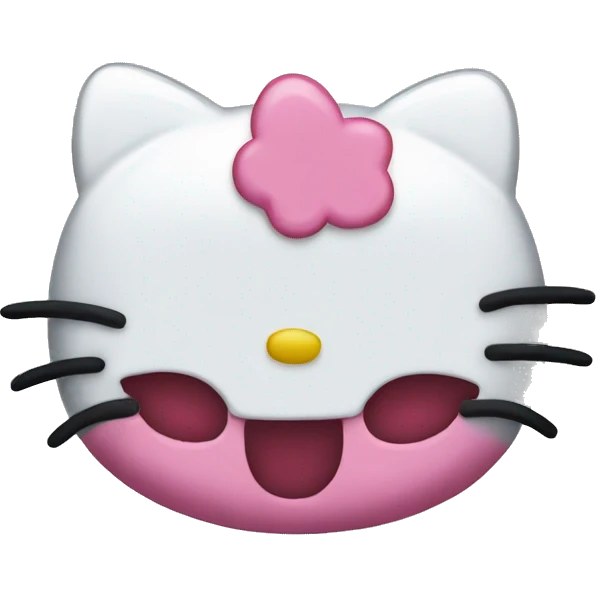 hello kitty head emoji