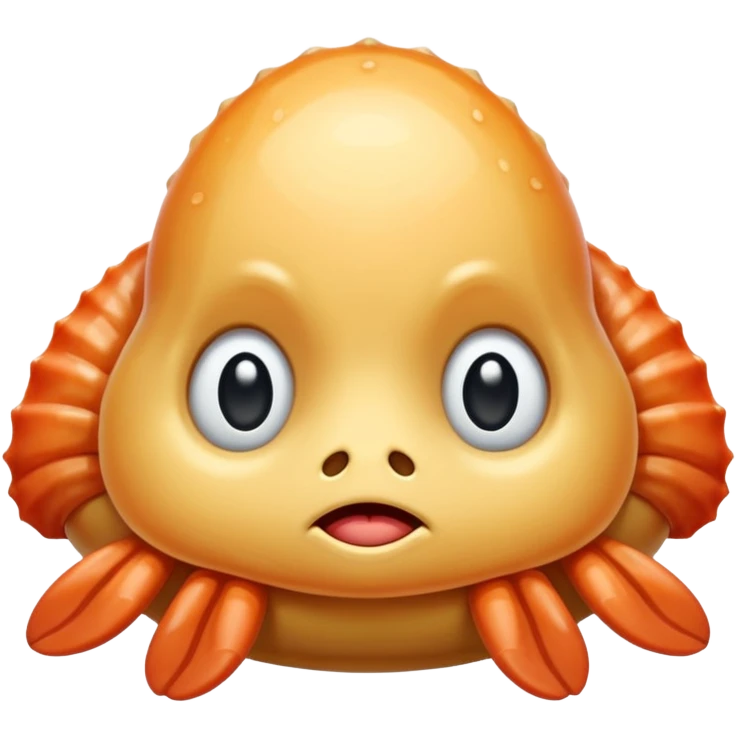 Sad shell fish emoji