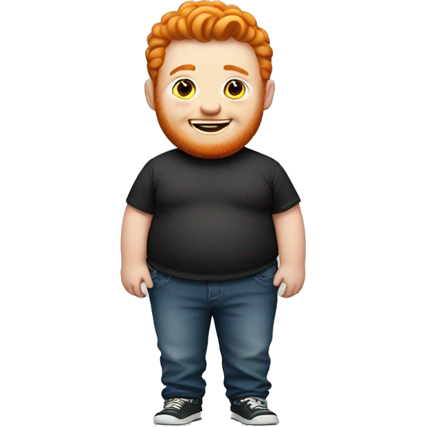 Gay fat ginger boy emoji