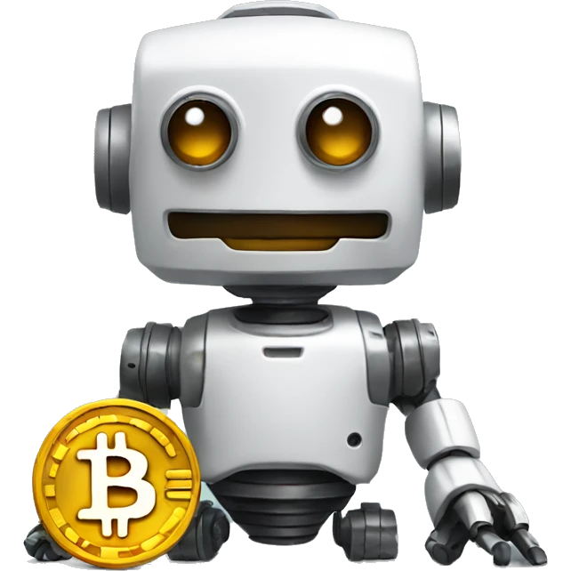 small bitcoin robot emoji