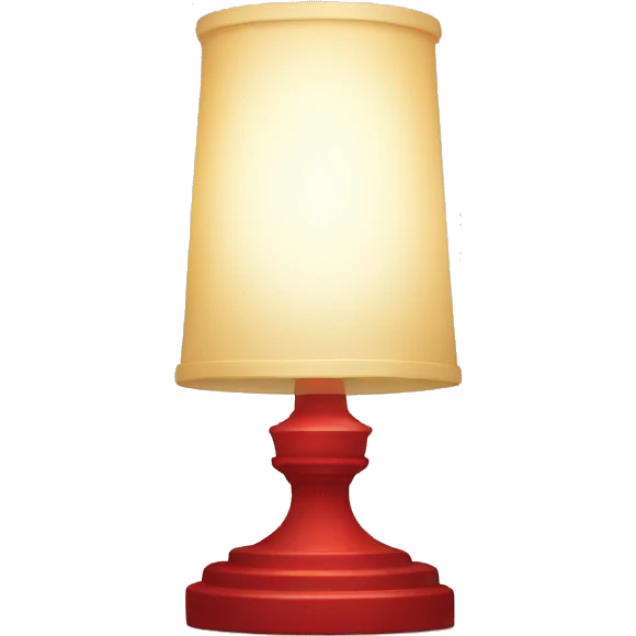 lamp lighting red emoji